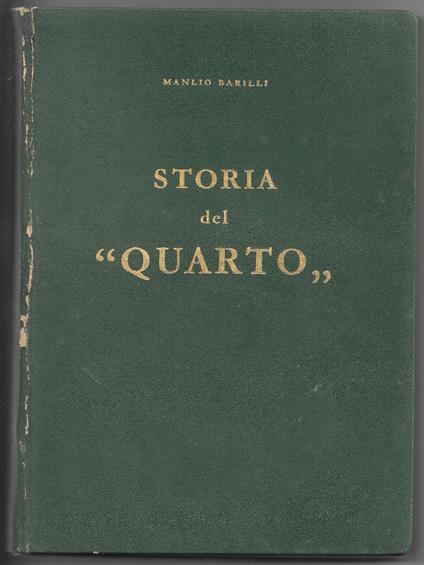 Storia del "quarto" - Manlio Barilli - copertina