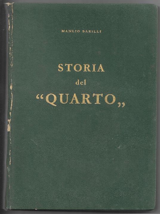 Storia del "quarto" - Manlio Barilli - copertina