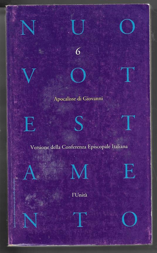 Nuovo testamento 6 - Apocalisse di Giovanni - copertina