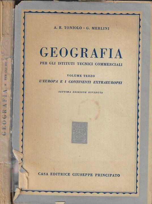 Geografia Vol. III: L'Europa e i continenti extraeuropei - copertina