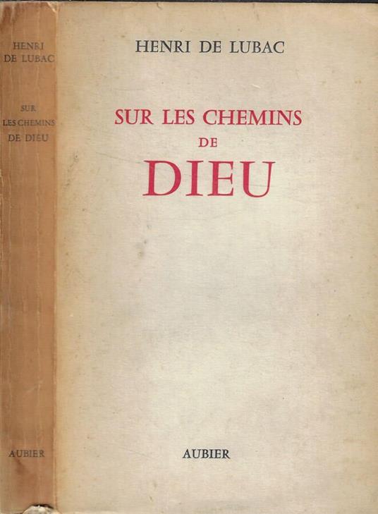 Sur les chemins de Dieu - Henri de Lubac - copertina