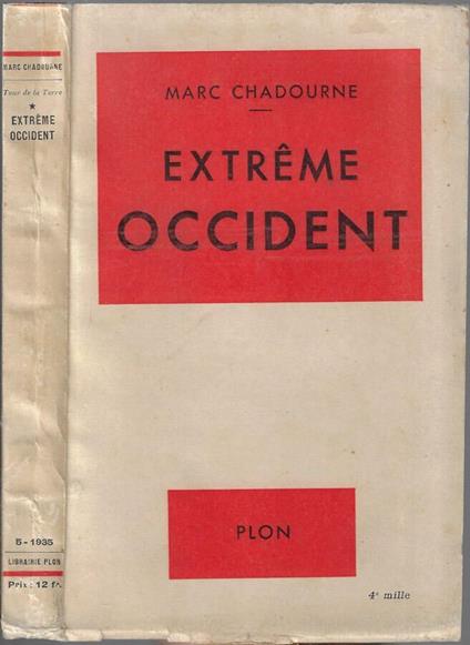 Extreme occident - copertina