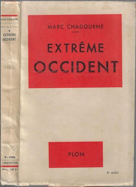 Extreme occident - copertina
