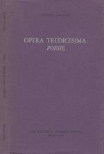 Opera Tredicesima: Poesie