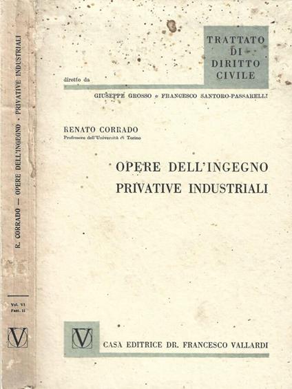 Trattato di diritto civile - Renato Corrado - copertina