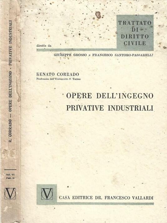Trattato di diritto civile - Renato Corrado - copertina
