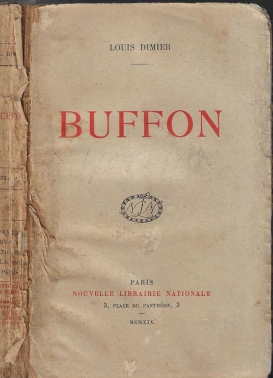 Buffon - copertina