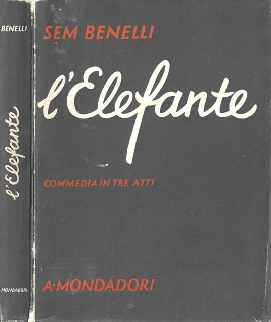 L' elefante - Sem Benelli - copertina