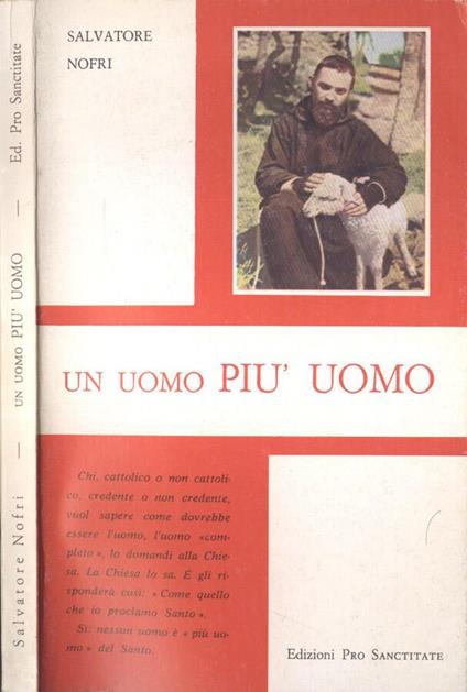 Un uomo più uomo - Salvatore Nofri - copertina