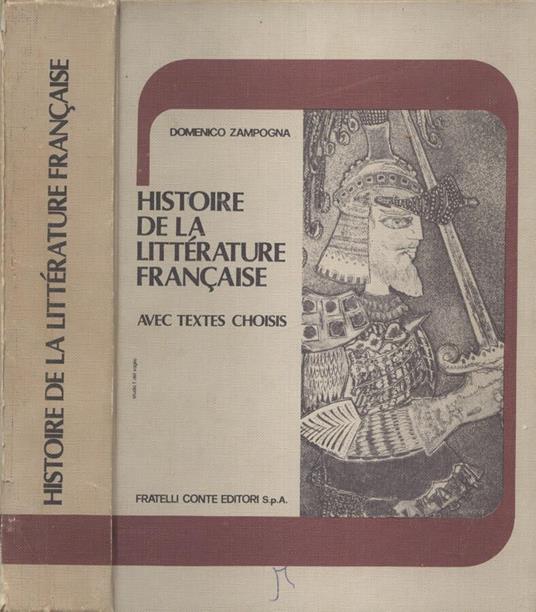 Histoire de la littérature francaise - copertina