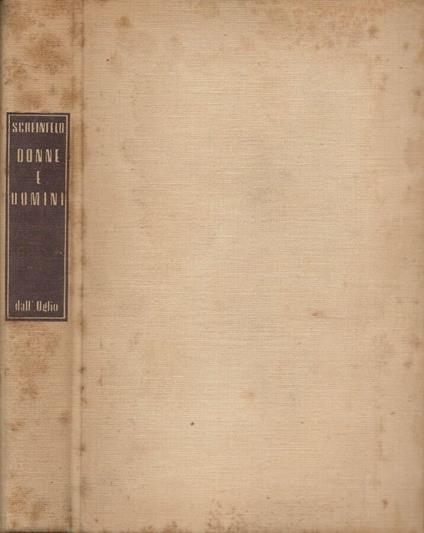 Donne e uomini - Amram Scheinfeld - copertina