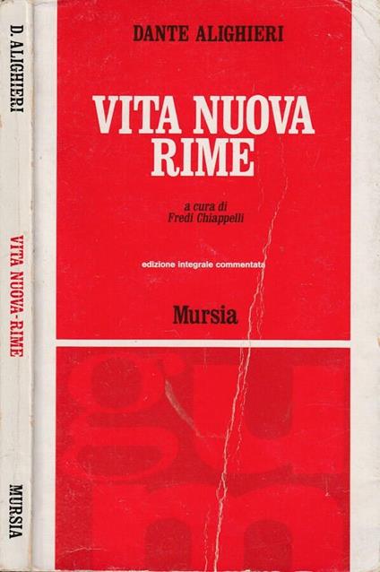 Vita nuova; Rime - Dante Alighieri - copertina