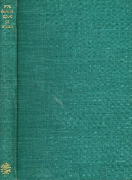 Ivor brown's book of words - copertina