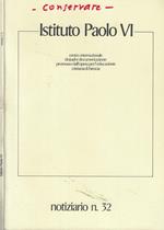 Istituto Paolo VI notiziario n. 32 Anno 1996