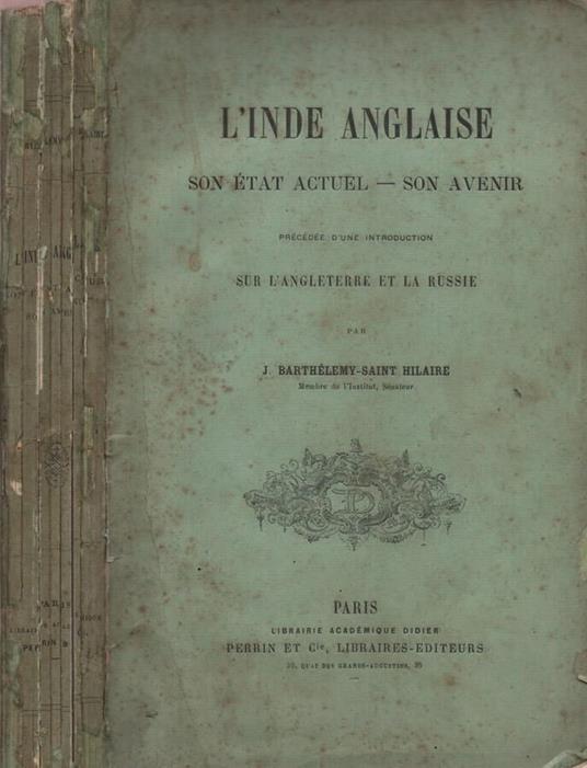 L’Inde anglaise - copertina