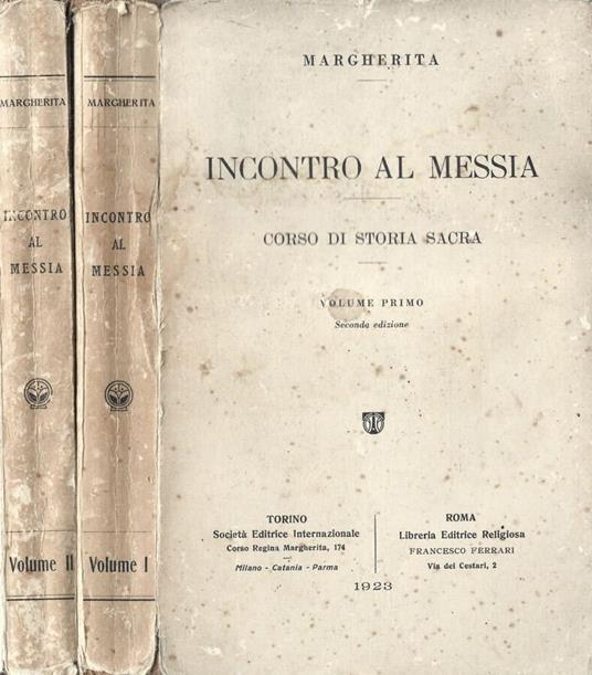Incontro al Messia - Margherita F. - copertina
