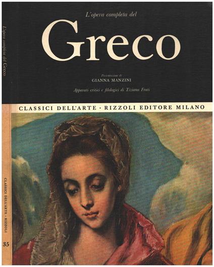 L' opera completa del Greco - copertina