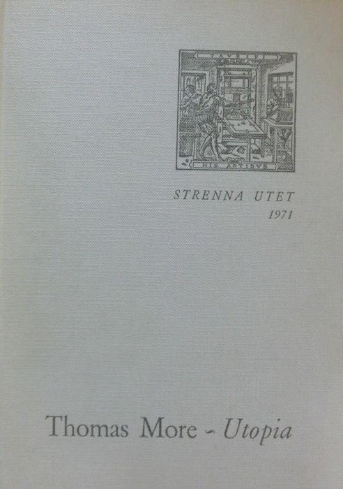 Utopia - Thomas Moore - copertina