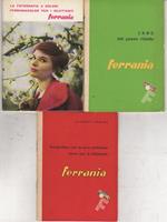 Pubblicazioni Ferrania: Fotografare con la luce artificiale: cenni per il dilettante; L'ABC del passo ridotto; La fotografia a colori Ferraniacolor per i dilettanti