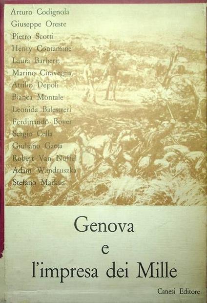 Genova e l'impresa dei Mille - copertina