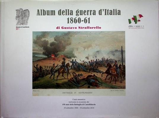 Album della guerra d'Italia 1860-61 - Gustavo Strafforello - copertina