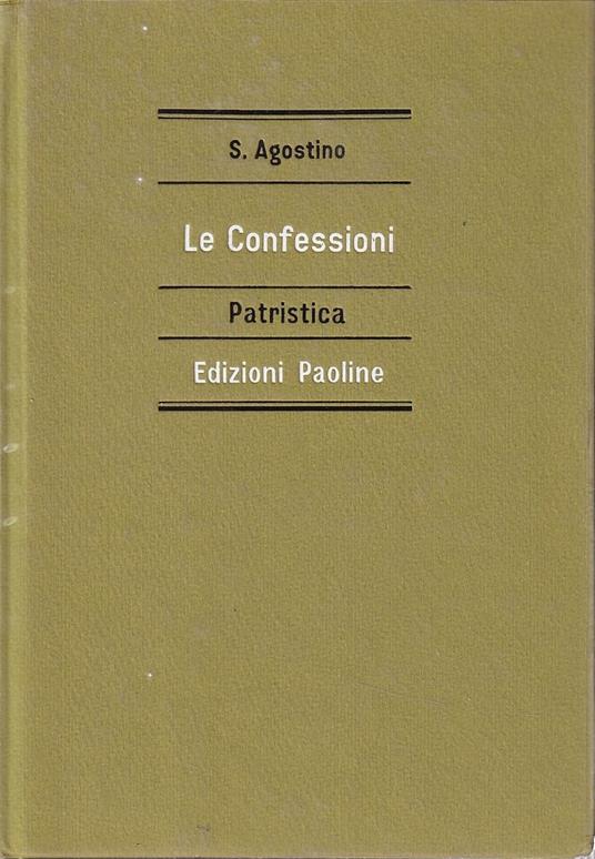 Le Confessioni - Agostino (sant') - copertina
