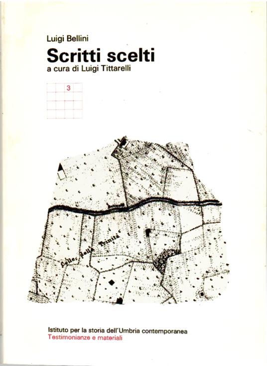 Scritti Scelti - Luigi Bellini - copertina