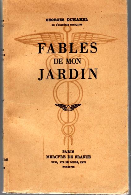 Fables De Mon Jardin - Georges Duhamel - copertina