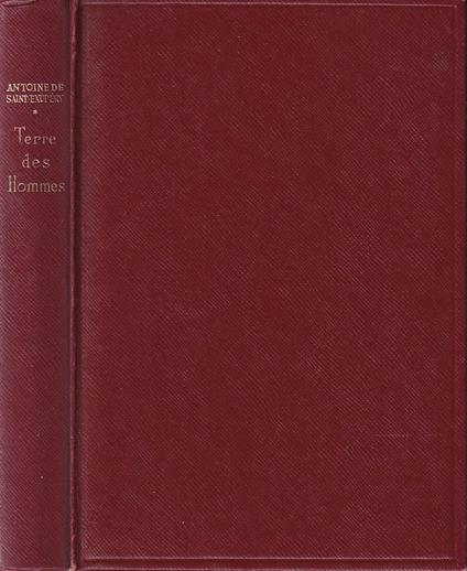 Terre des hommes - Antoine de Saint-Exupéry - copertina