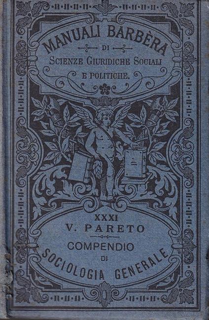 Compendio di Sociologia Generale - Vilfredo Pareto - copertina