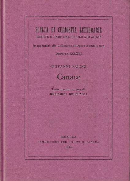 Canace - Giovanna Falugi - copertina