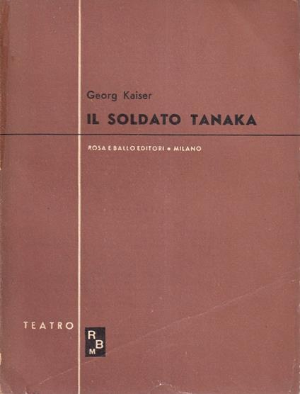 L' Incendio del Teatro dell'Opera. Commedia Notturna in Tre Atti - Georg Kaiser - copertina