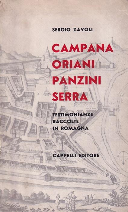 Campana, Oriani, Panzini, Serra. Testimonianze raccolte in Romagna - Sergio Zavoli - copertina