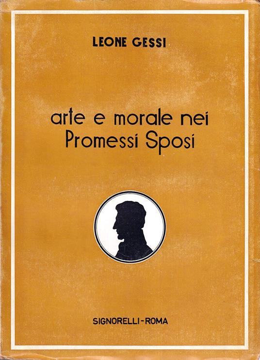 Arte e morale nei Promessi Sposi - Leone Gessi - copertina
