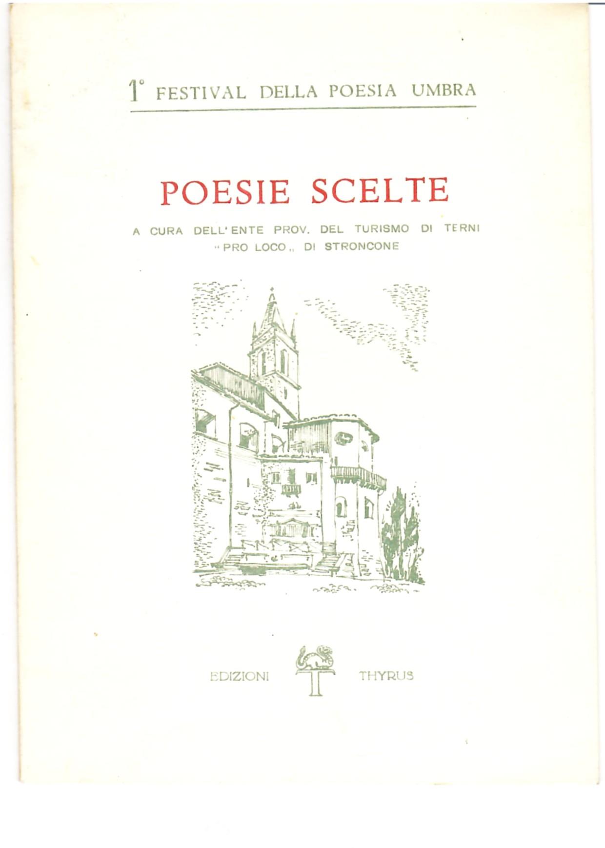 1° Festival Della Poesia Umbra Poesie Scelte