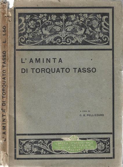 Aminta - Torquato Tasso - copertina