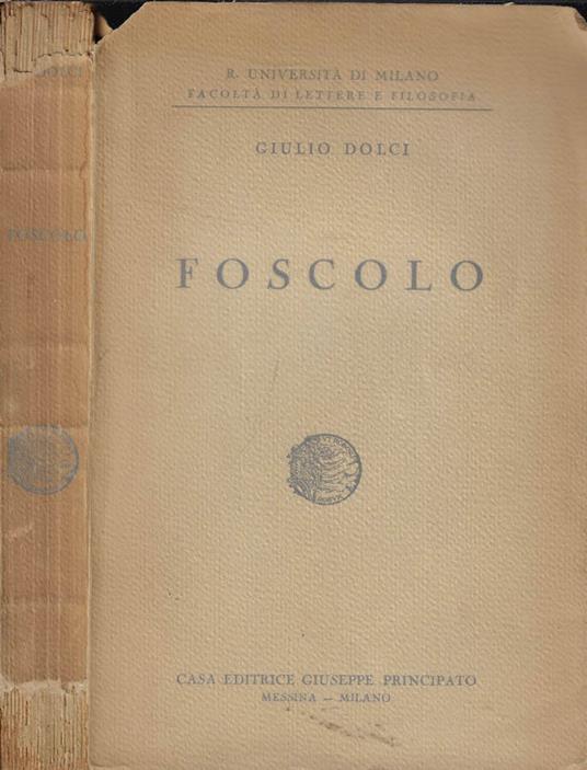Foscolo - copertina
