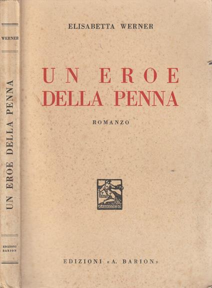Un eroe della penna - Elisabetta Vernier - copertina