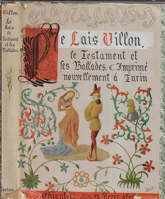 Le lais le testament et les ballades - François Villon - copertina