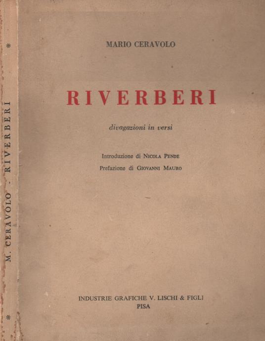 Riverberi - Marco Ceravolo - copertina