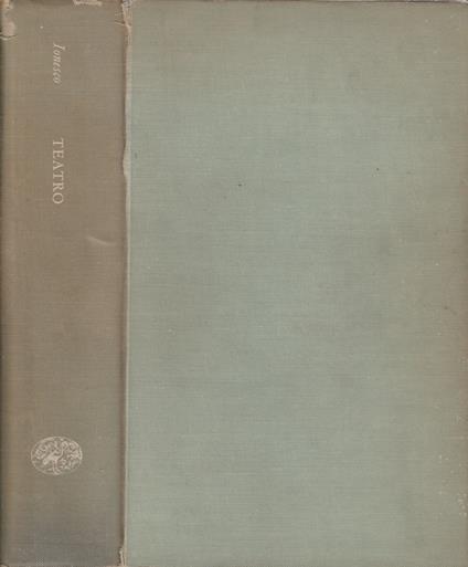 Teatro - Eugène Ionesco - copertina