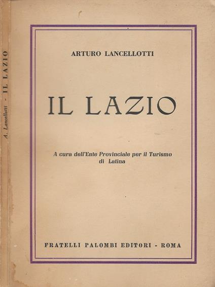 Il Lazio - Arturo Lancellotti - copertina