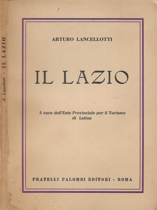 Il Lazio - Arturo Lancellotti - copertina
