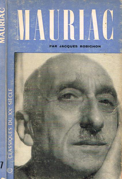 François Mauriac - copertina