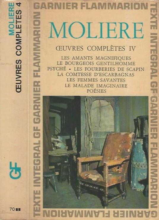 Oeuvres Completes IV - Molière - copertina