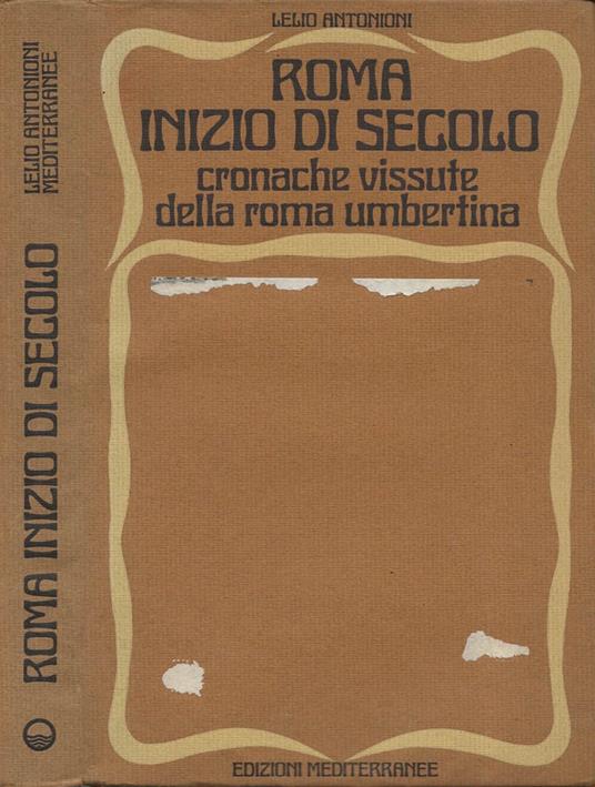 Roma inizio di secolo - copertina