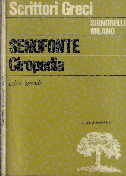 Ciropedia libro II - Senofonte - copertina
