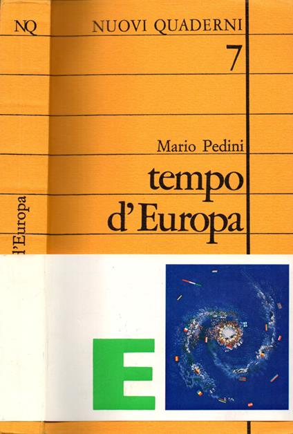 Tempo d'Europa - Mario Pedini - copertina