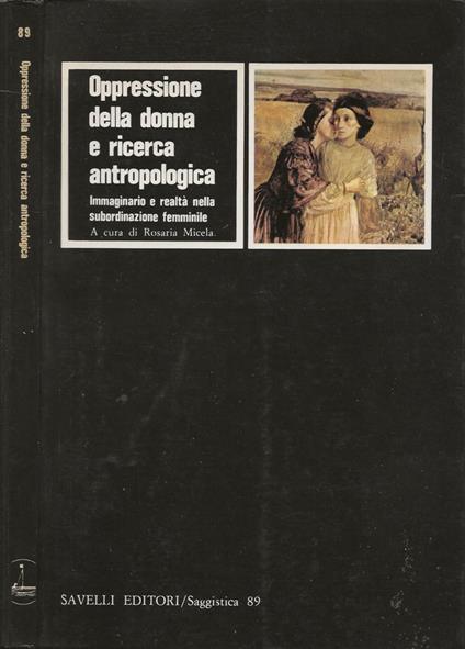 Oppressione della donna e ricerca antropologica - copertina