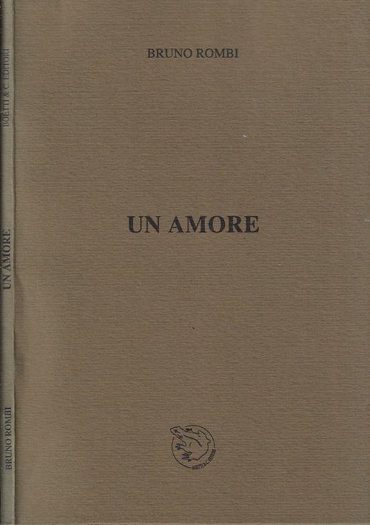 Un amore - Bruno Rombi - copertina